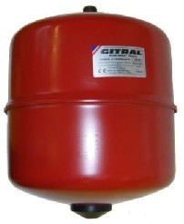 GITRAL MB-08 fűtési zárt tágulási tartály 8l, 3/4", 3bar, -10°C...+99°C